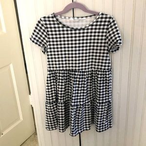 Girls 6/7 H&M checked dress